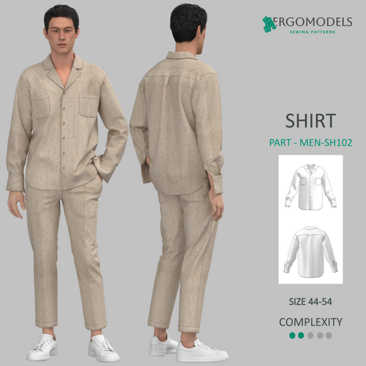 Shirt MEN-SH101 Size/44-54/