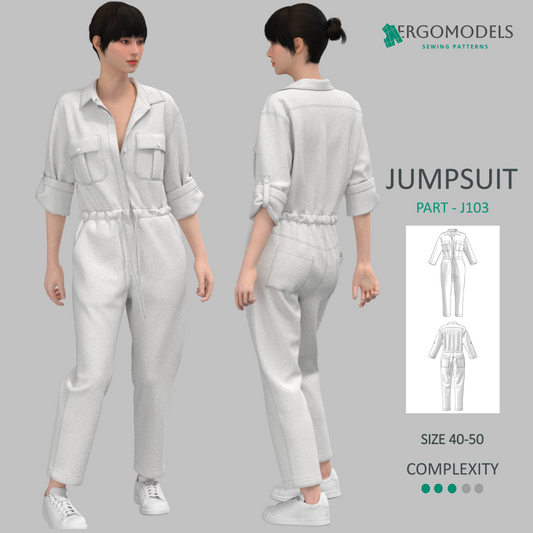 Jumpsuit J103 Size /40-50/