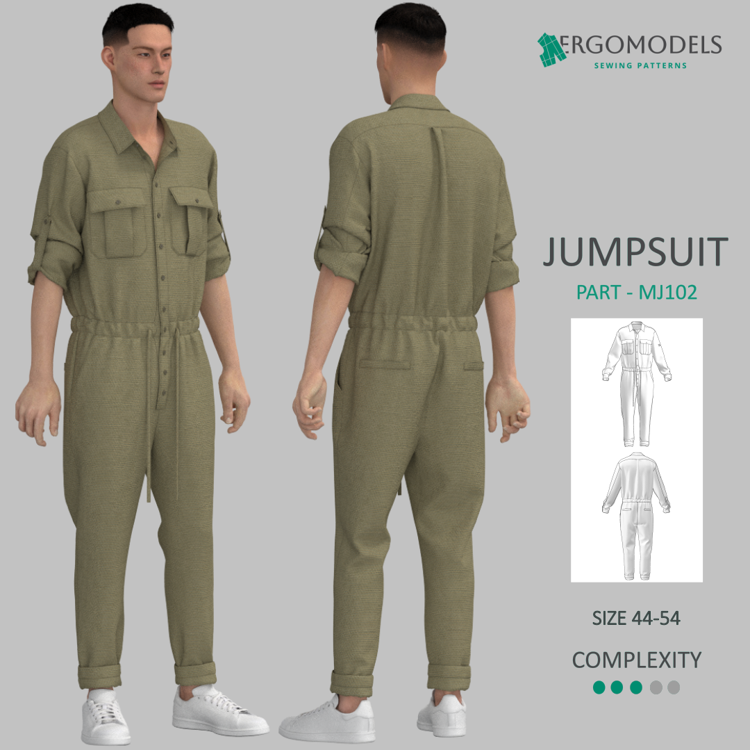 Jumpsuit MJ102 Size/44-54/