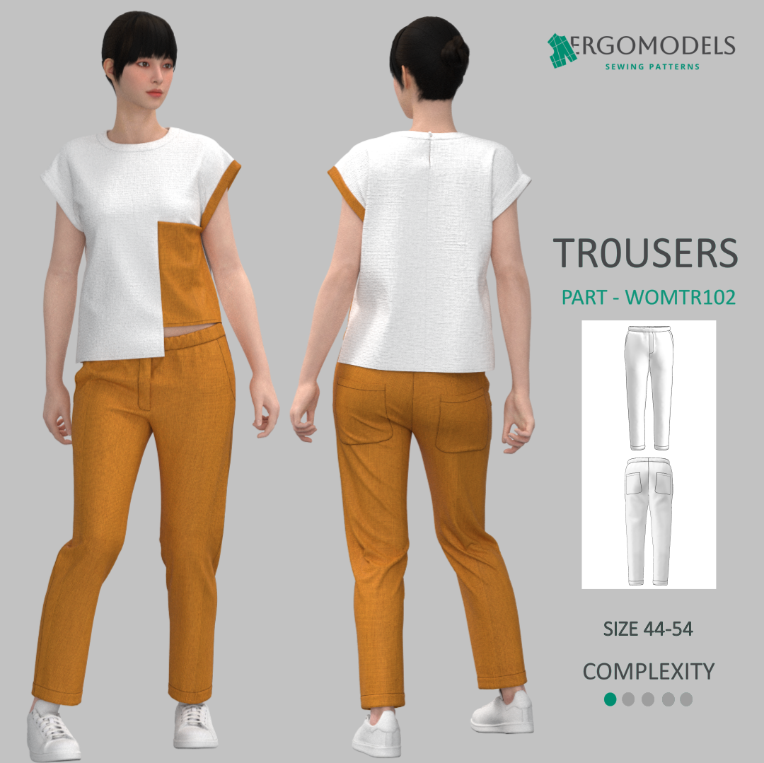 Trousers WOM-TR102 Size/40-50/